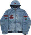 Supreme Fox Racing Hooded Work Jacket Denim