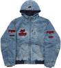 Supreme Fox Racing Hooded Work Jacket Denim