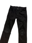 Amiri MX1 Black Patch Black Denim
