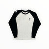 Bape AAPE Raglan L/S Tee Black/White