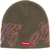 Supreme New Era Cursive Beanie Olive