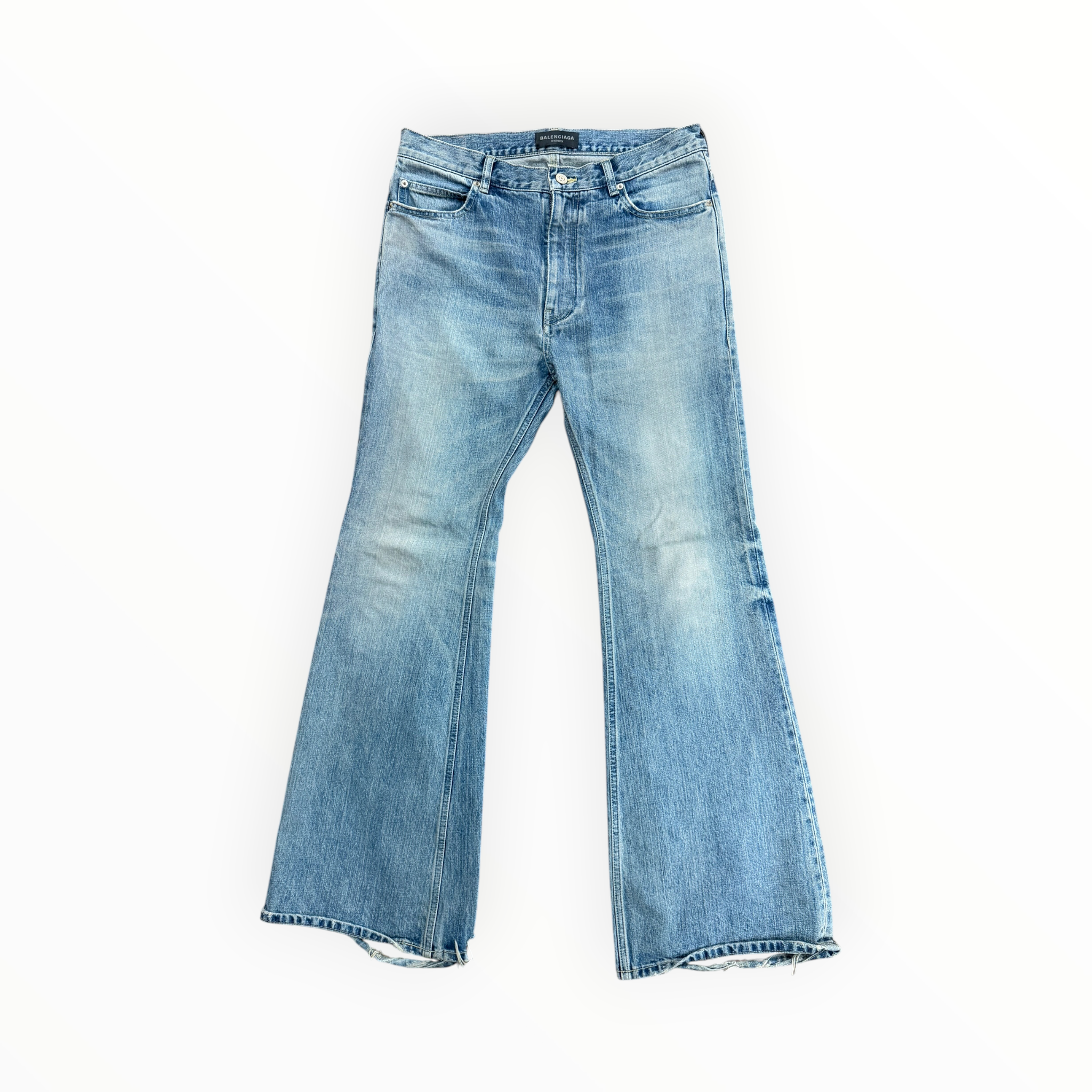 Balenciaga Blue Flared Denim