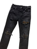 Amiri MX1 Plaid Black Denim