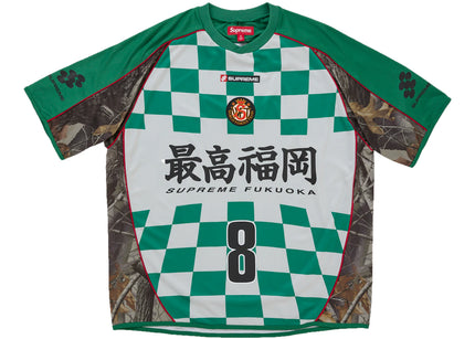 Supreme Checkerboard Soccer Jersey Green