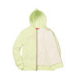 Supreme Arc Logo Thermal Zip Up Sweatshirt Pale Lime