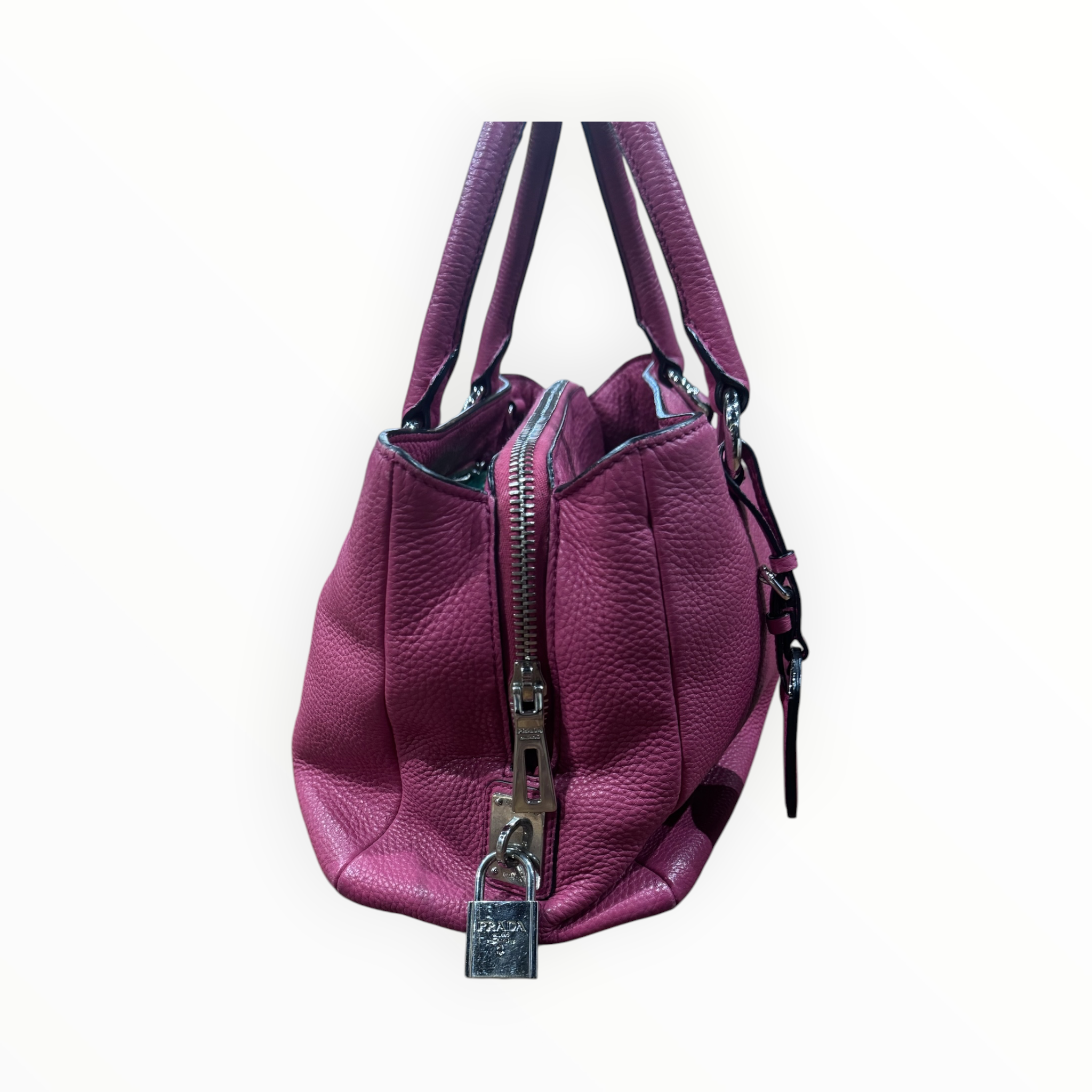 Prada Vitello Daino Leather Bauletto