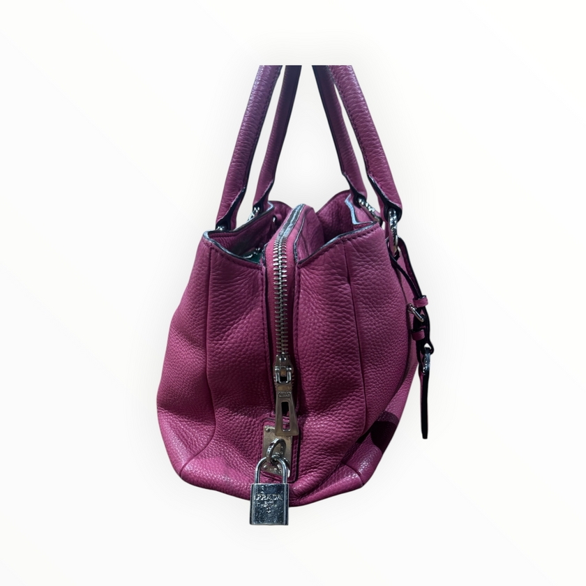 Prada Vitello Daino Leather Bauletto