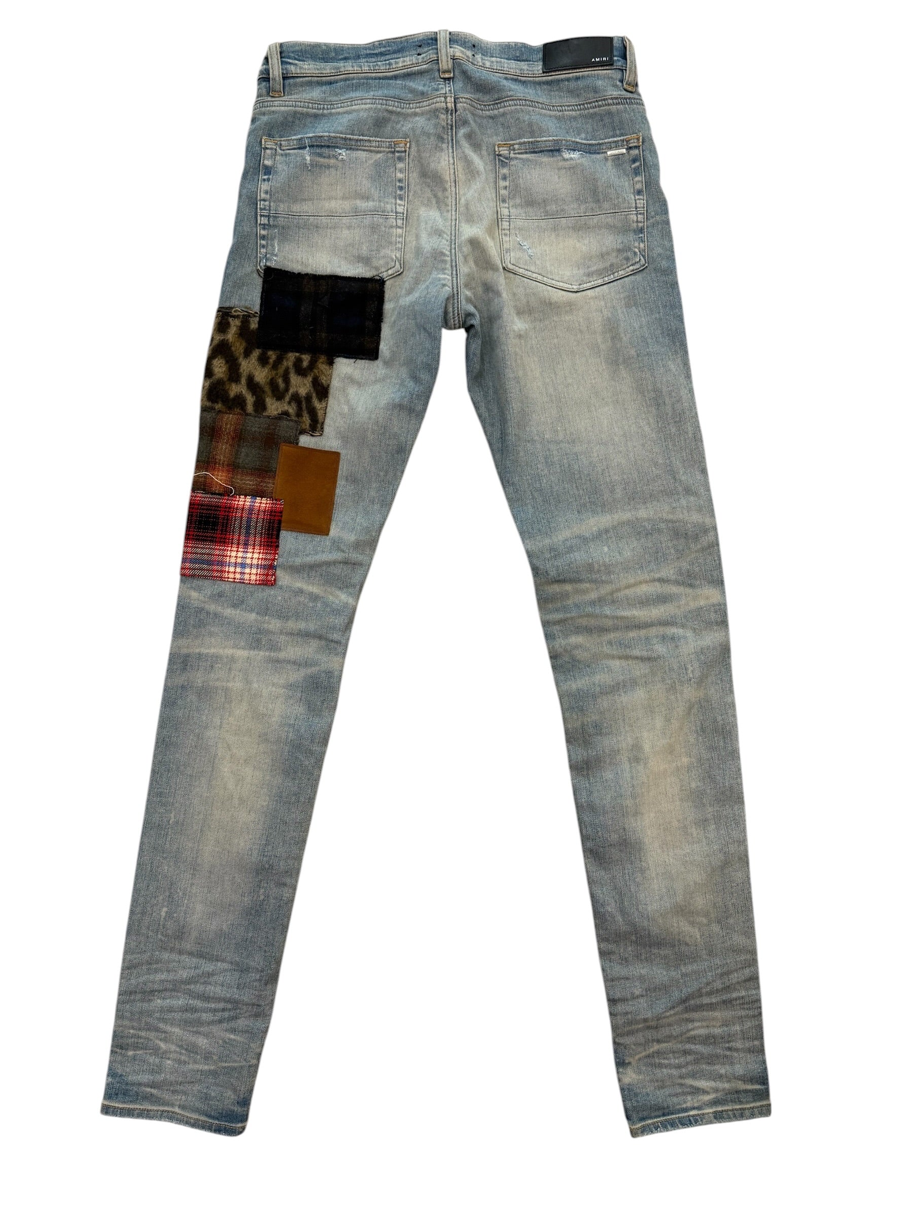 Amiri Artpatch Clay/Indigo Denim