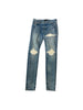 Amiri MX1 White/Light Blue Denim