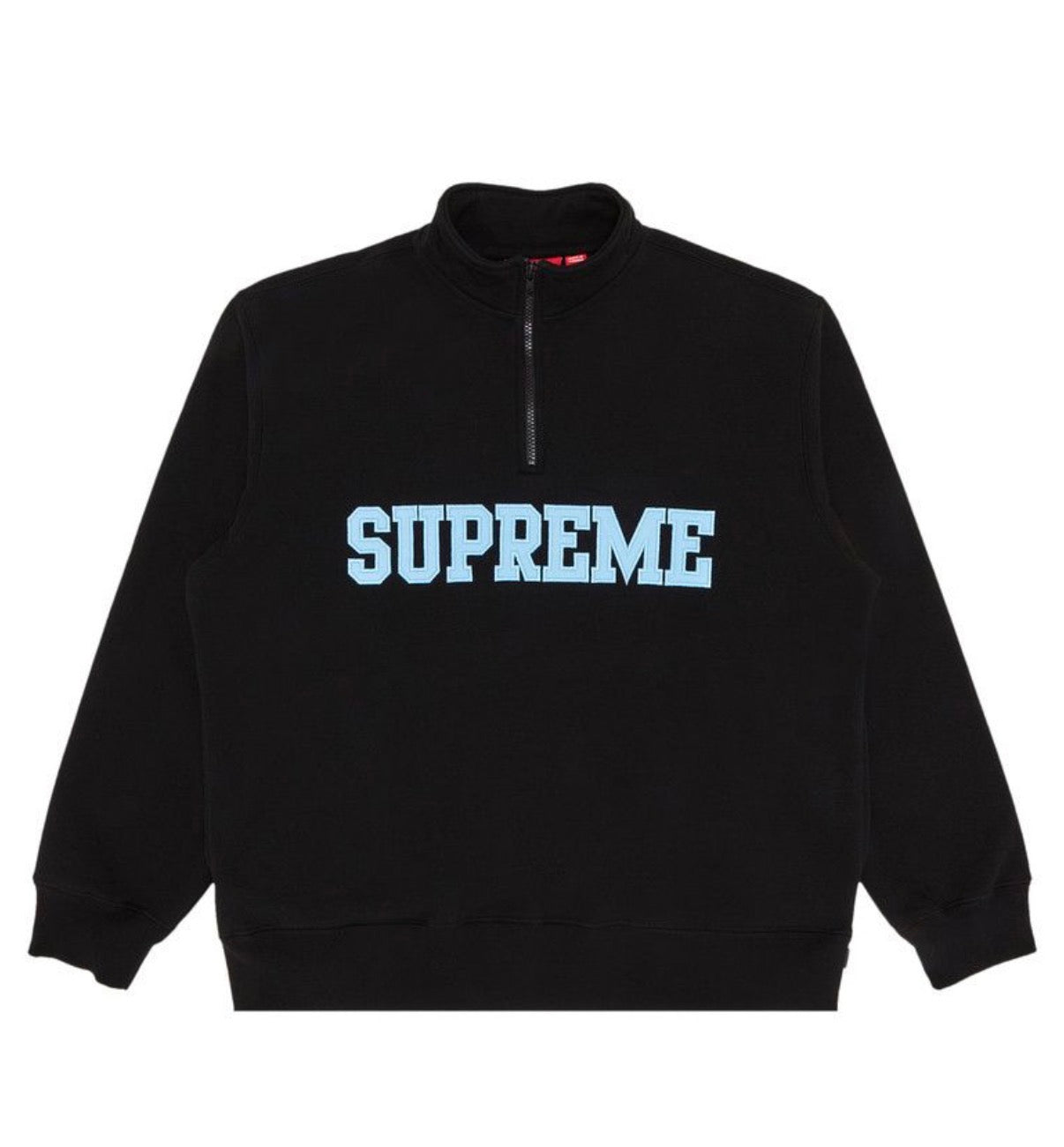 Supreme Collegiate Quarter Zip Black