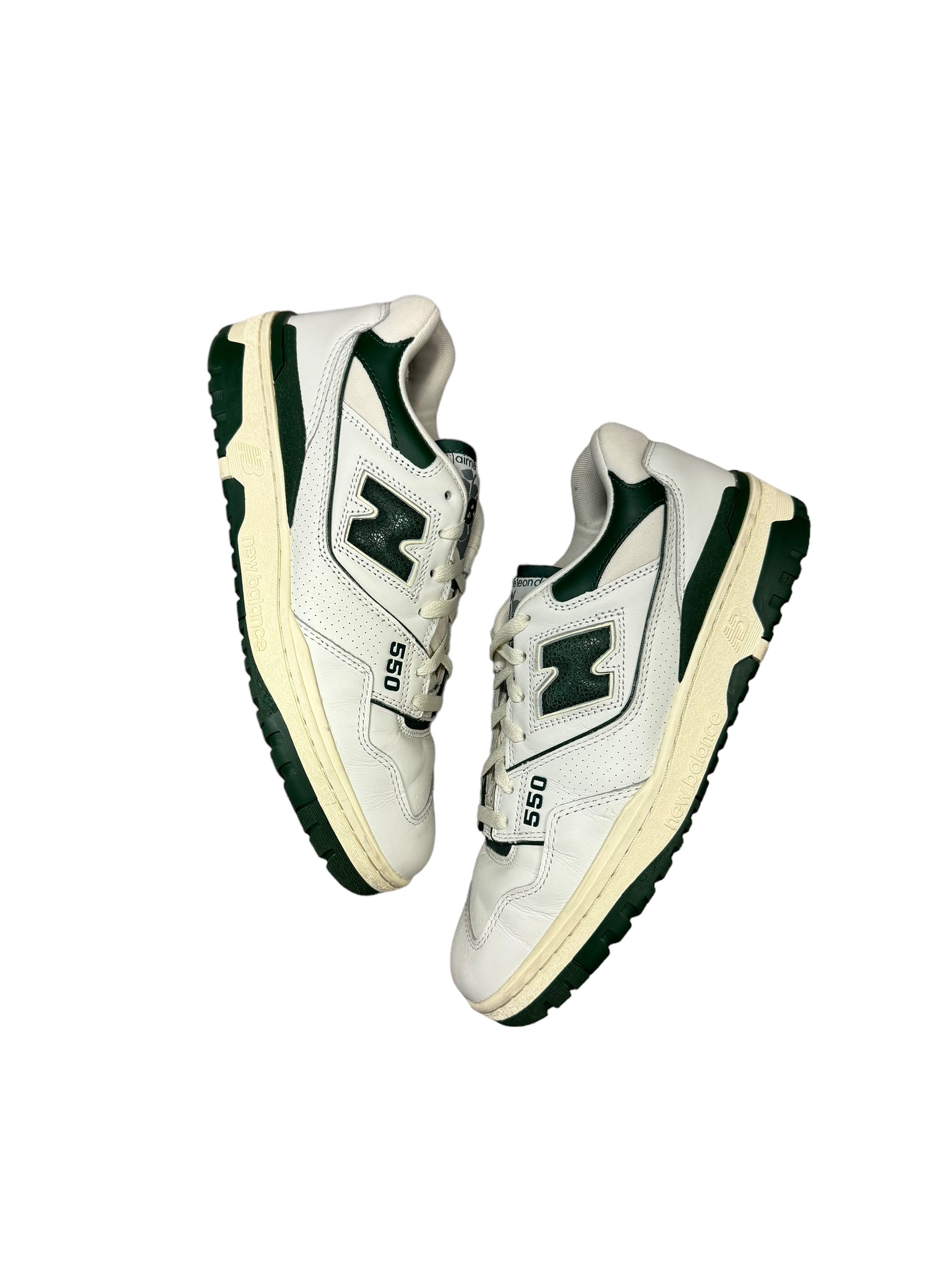 New Balance 550 Aime Leon Dore White Green