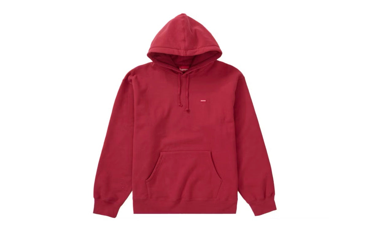 Supreme Small Box Hooded Sweatshirt Dark Red
