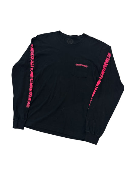 Chrome Hearts Pink Logo Long Sleeve