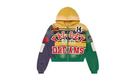 Vale Forever Collage Mardi Gras Zip Up Hoodie