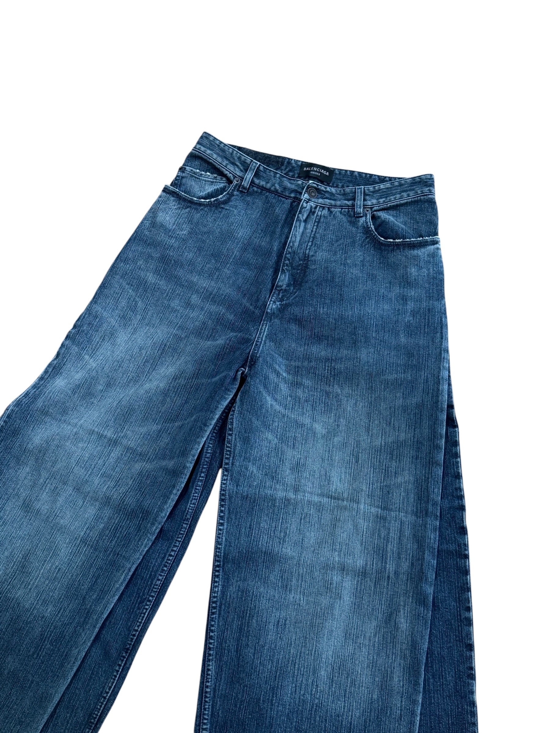Balenciaga Double Effect Front Jeans