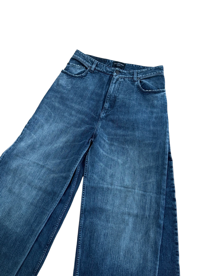 Balenciaga Double Effect Front Jeans