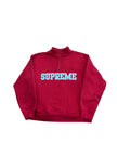 Supreme Collegiate Half Zip Pullover Red