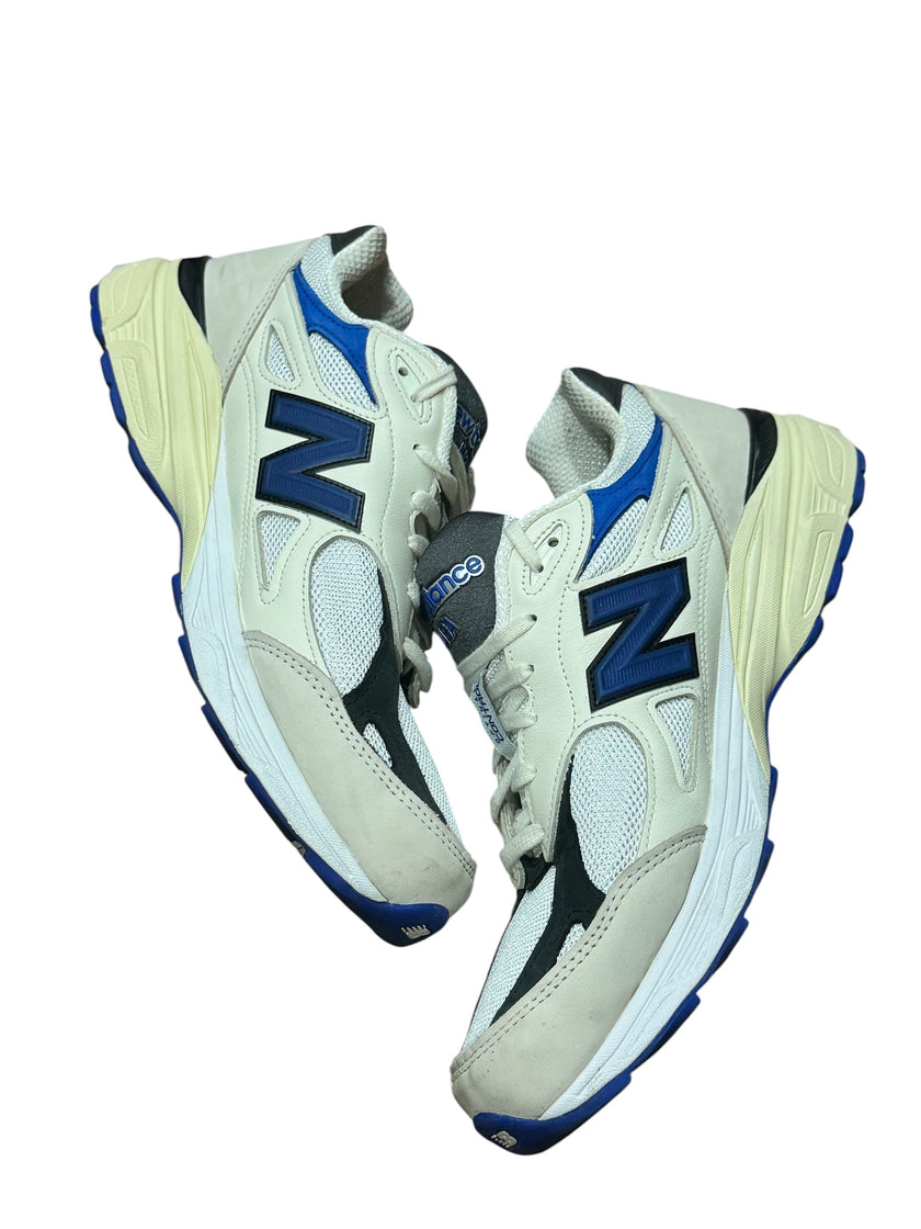 New Balance 990v3 MiUSA White Blue
