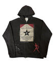 Amis ET Fleurs Lady in Red Zip Hoodie