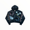 NoteChaser Graffiti Zip Up Hoodie