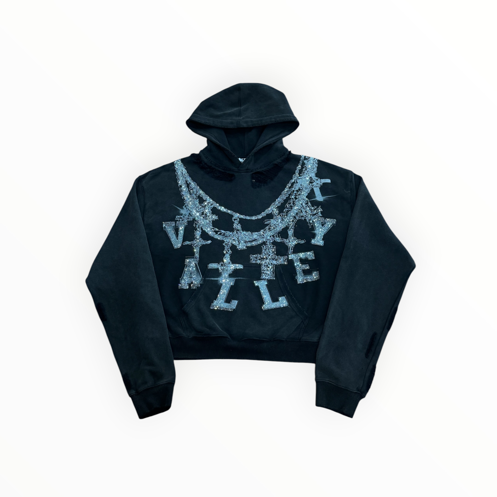 Vale Forever Big Chain Hoodie Black