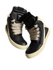 Rick Owens Jumbo Lace Geobaskets Black Milk