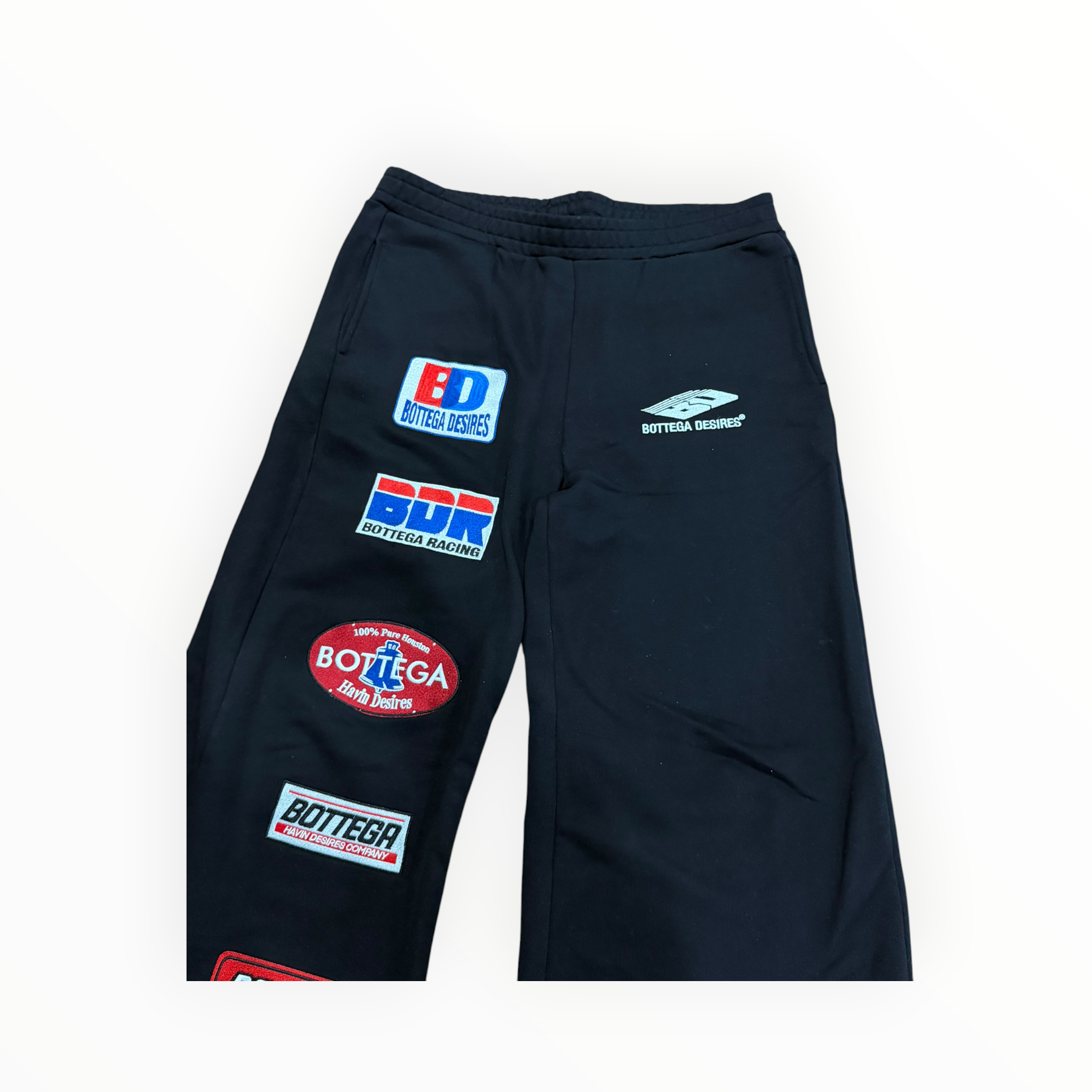 Bottega Desires Patches Sweatpants