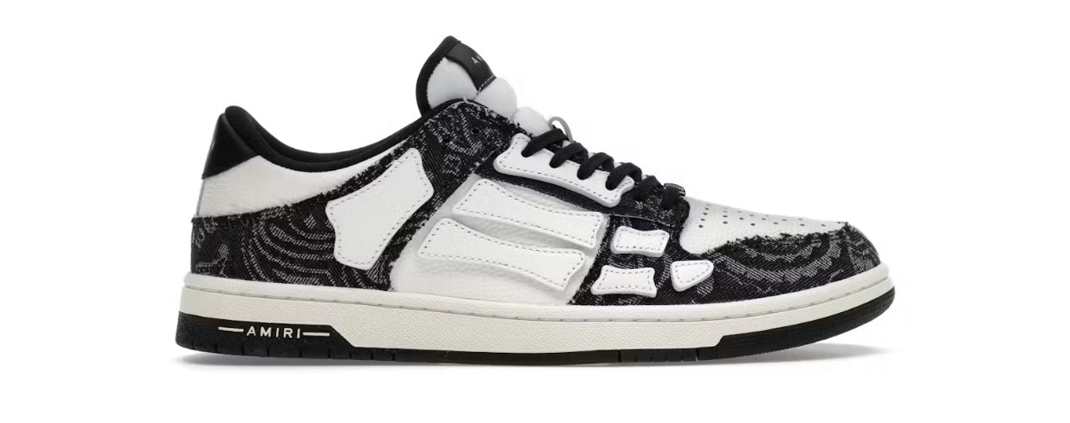 AMIRI Skel Top Low Bandana Denim Black