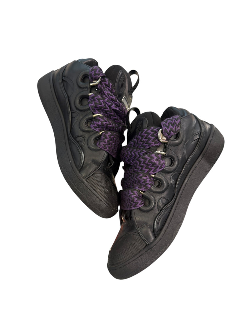 Lanvin curb Sneaker Black/Purple