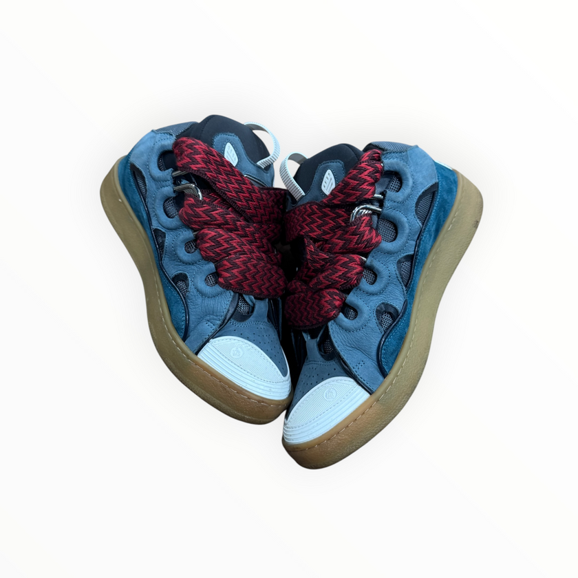 Lanvin Curb Sneaker Blue/Red