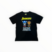 Bape x Marvel Milo Captain America Tee Black