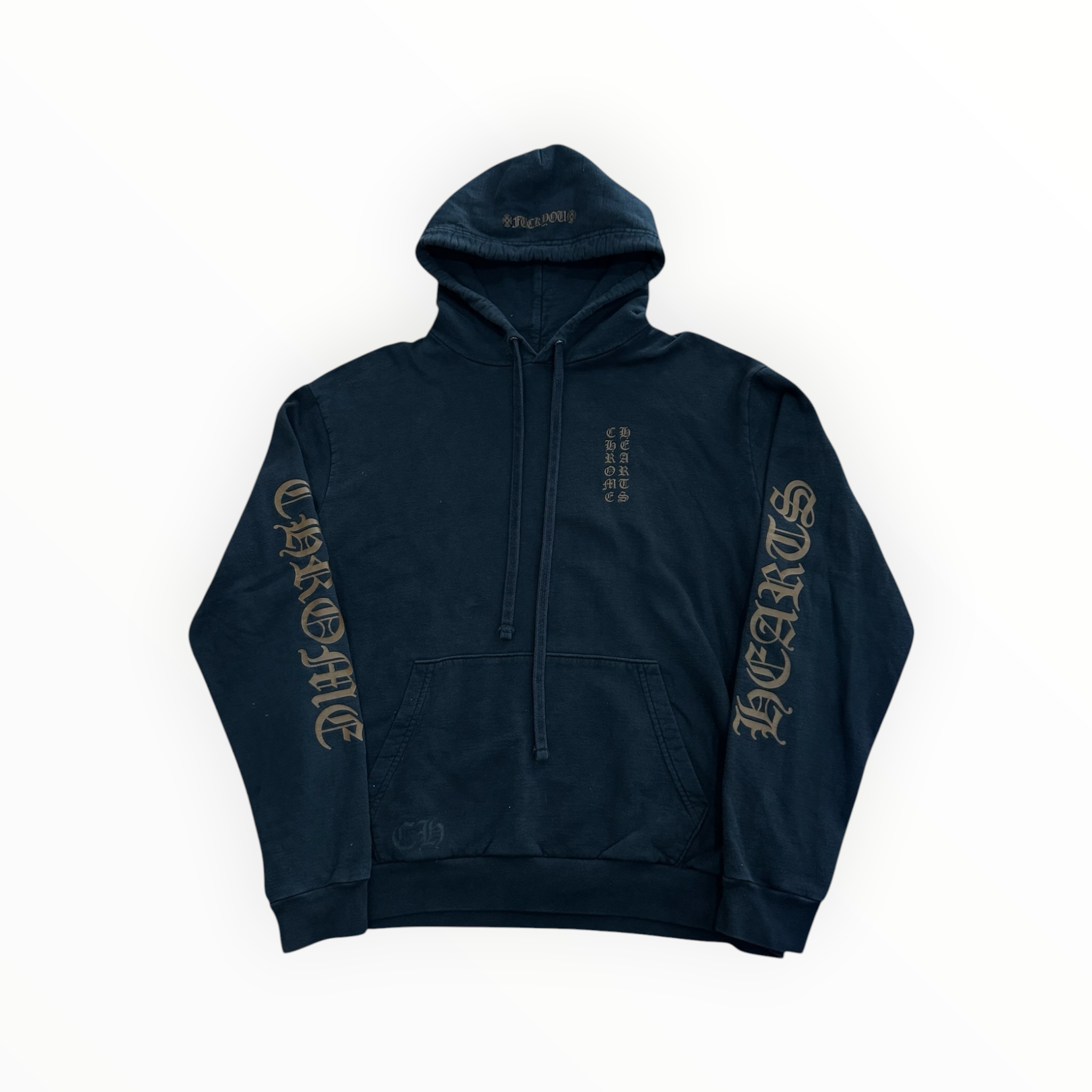 Chrome Hearts Vertical Logo FU Hoodie