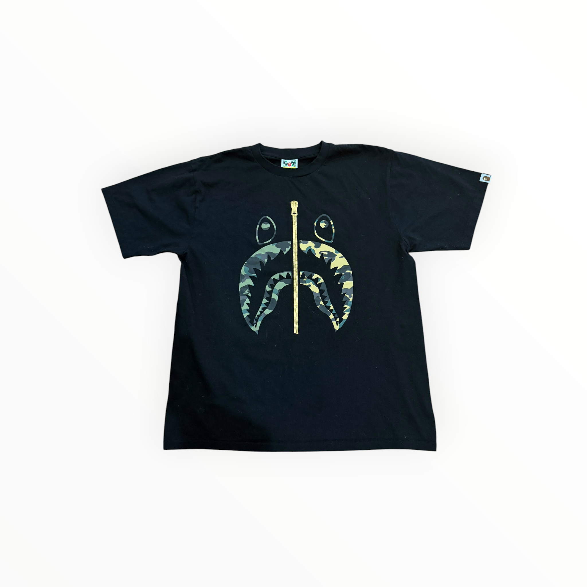 BAPE ABC Camo Shark Tee (SS25) Black/Green