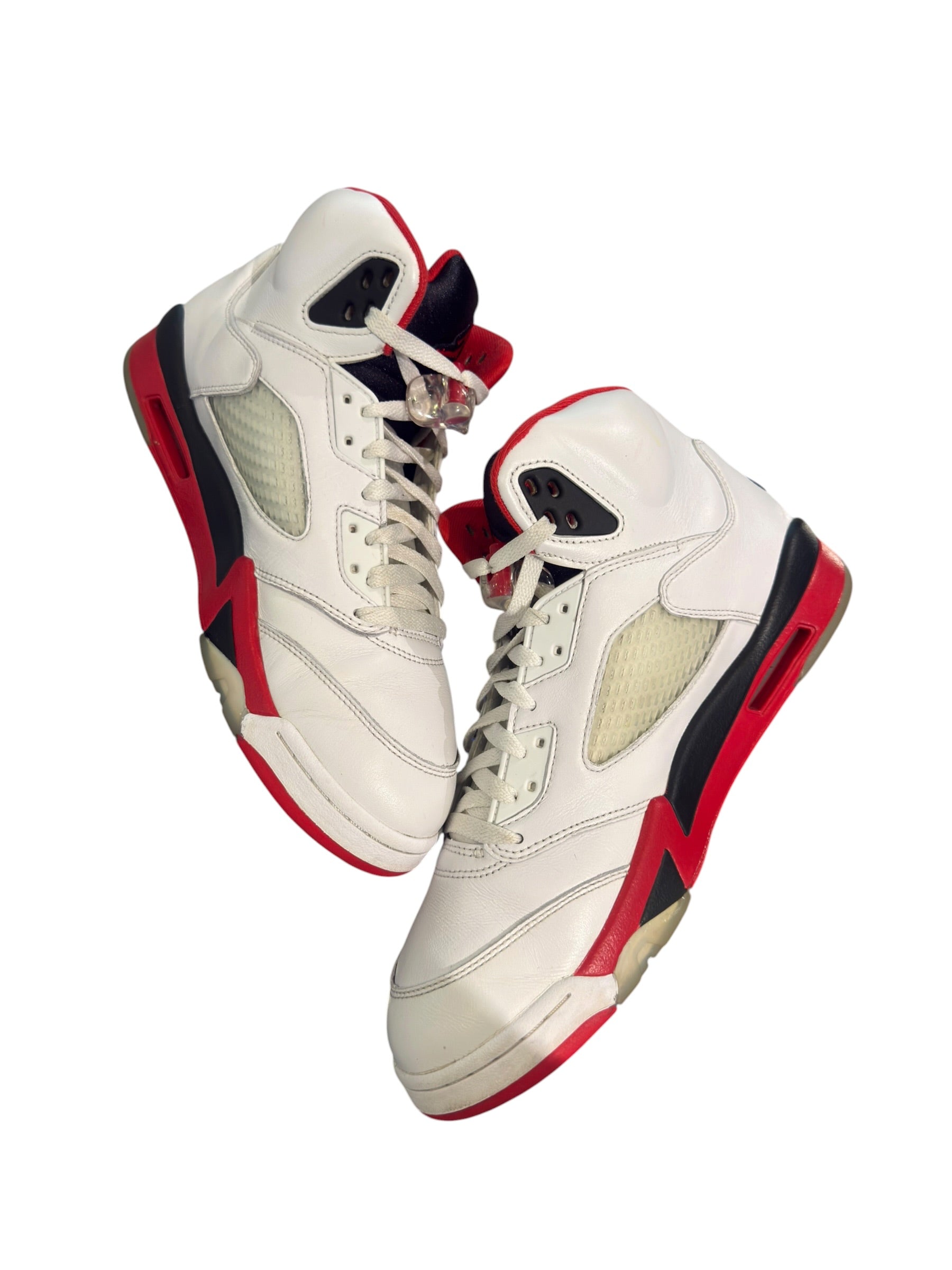 Jordan 5 Retro Fire Red Black Tongue (2025)