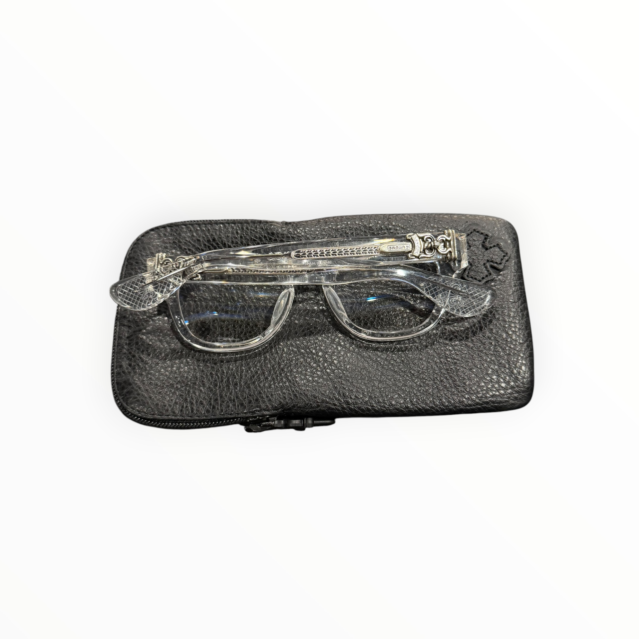 Chrome Hearts Cuntvoluted Frames Clear/Silver