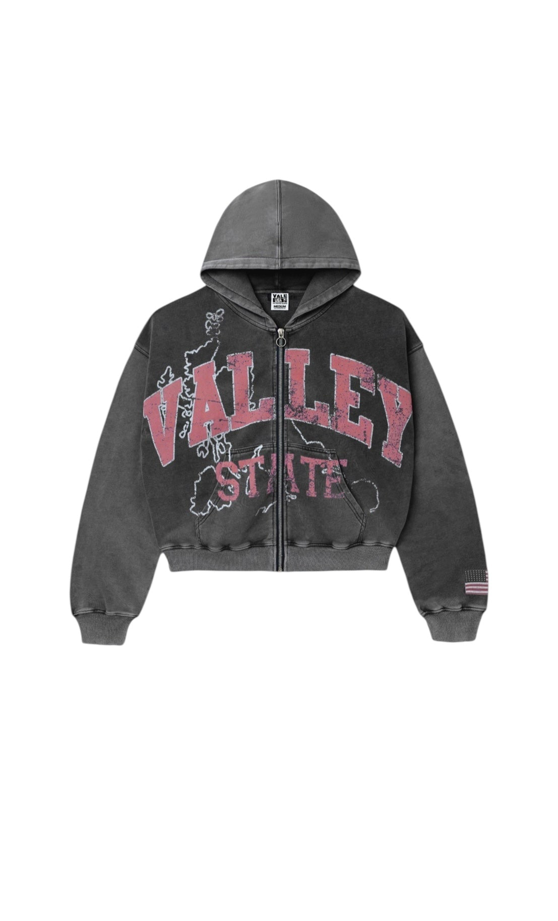 Vale Alumni Zip Up Hoodie