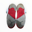 Jordan 5 Retro Fire Red Black Tongue (2025)