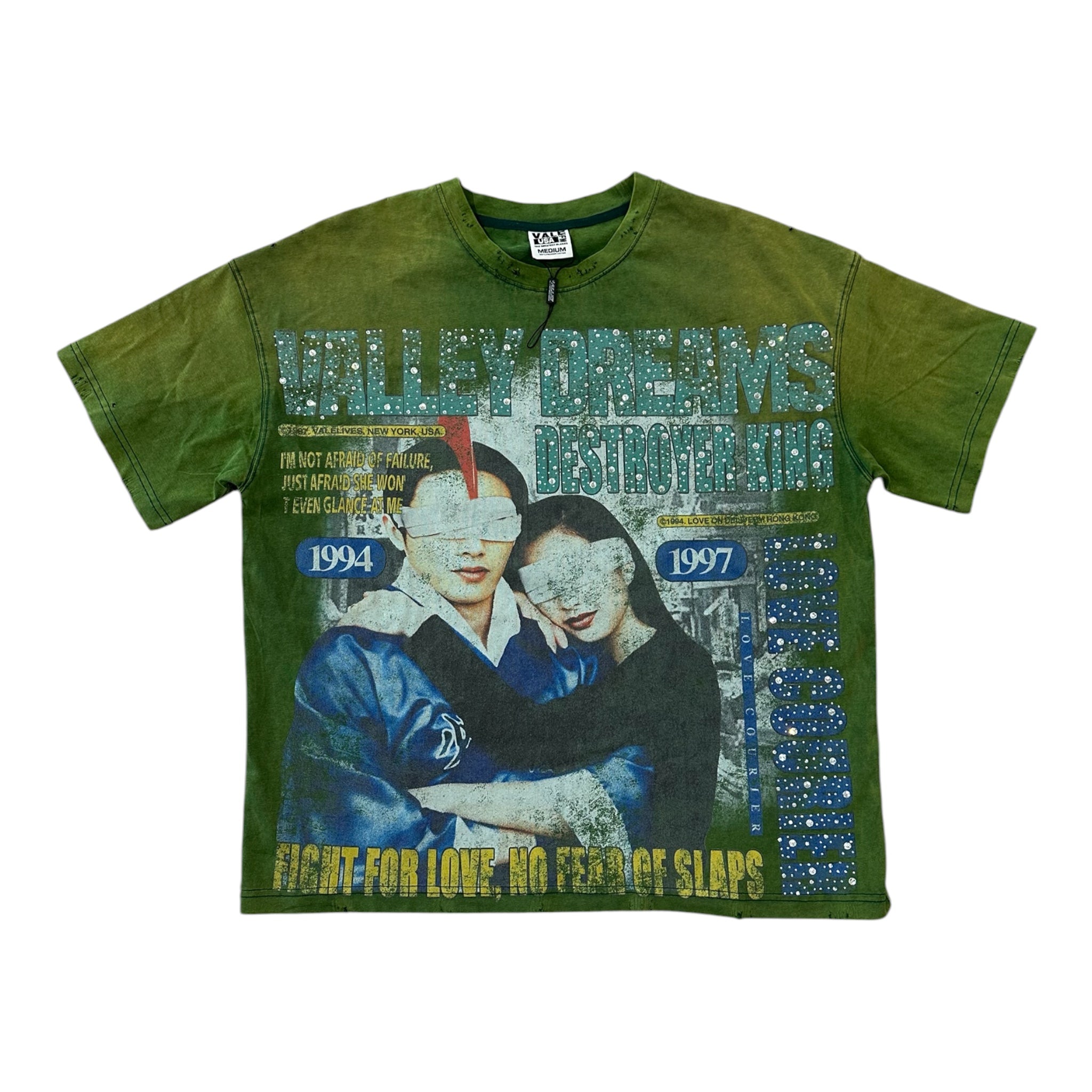 Vale Forever Robot Bling Tee Green
