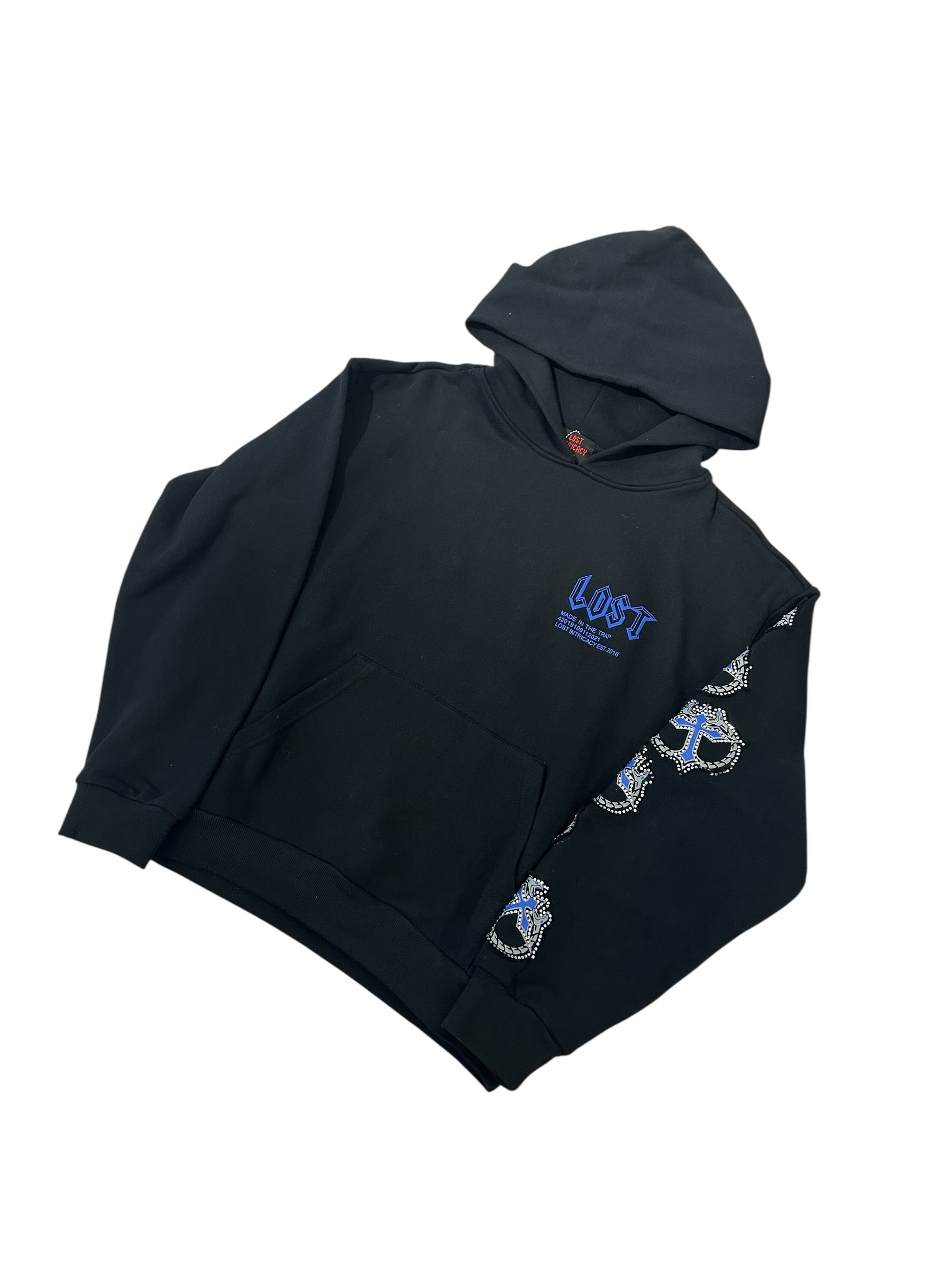 Lost Intricacy Black/Blue Sweatsuit