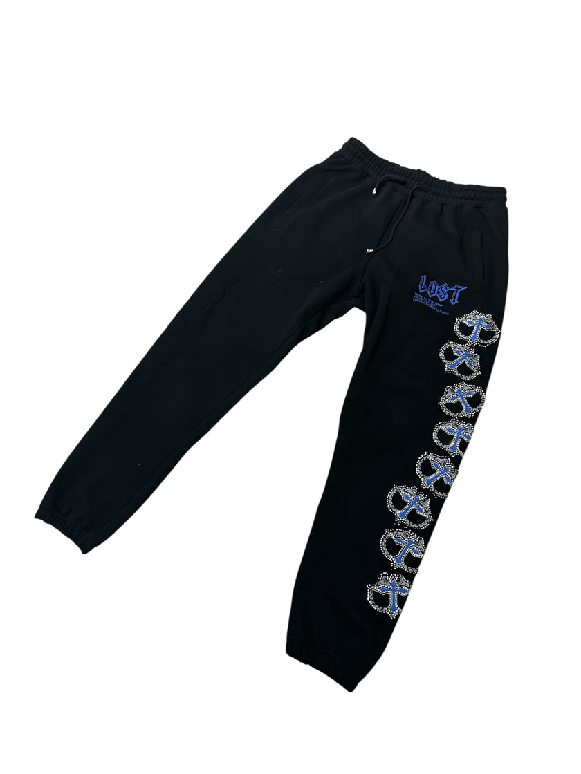Lost Intricacy Black/Blue Sweatsuit