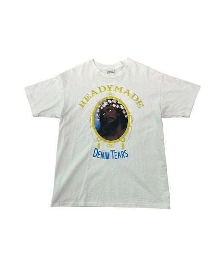READYMADE x Denim Tears Cotton Wreath Tee White