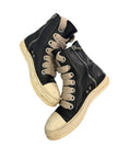 Rick Owens Jumbo Lace High Leather Black/Milk