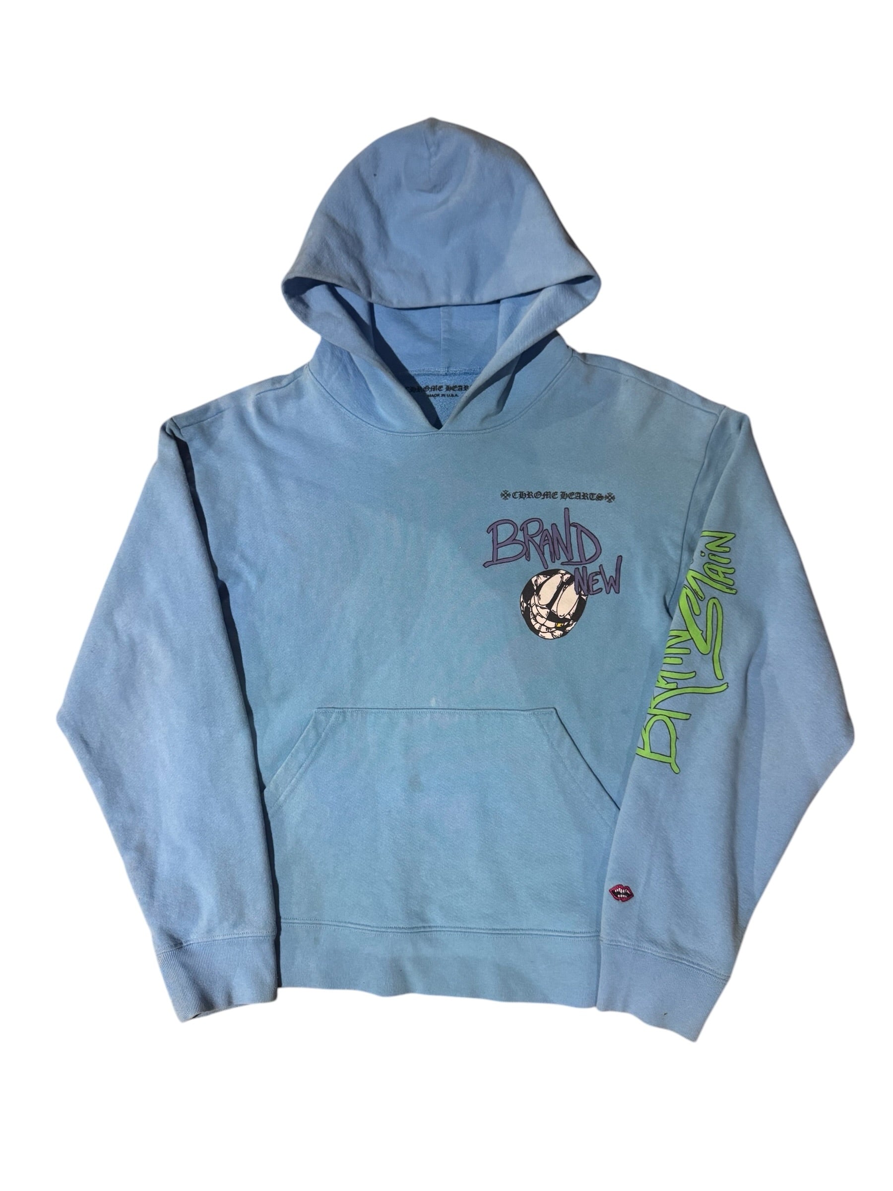 Chrome Hearts Matty Boy Brain Hoodie Blue