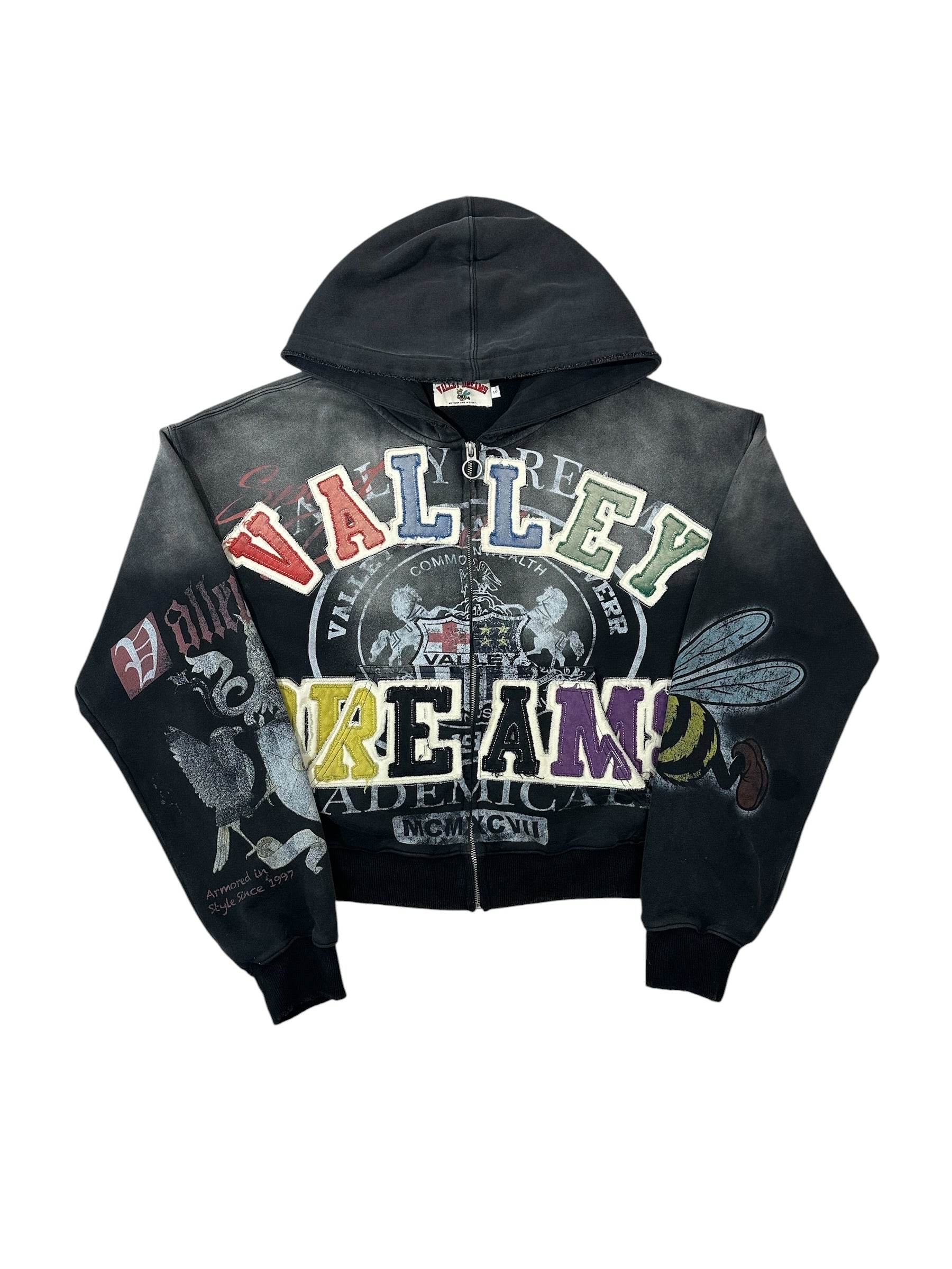 Vale Forever Blasted Zip-Up Hoodie