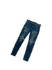Amiri Mx1 Blue Denim Black Patch