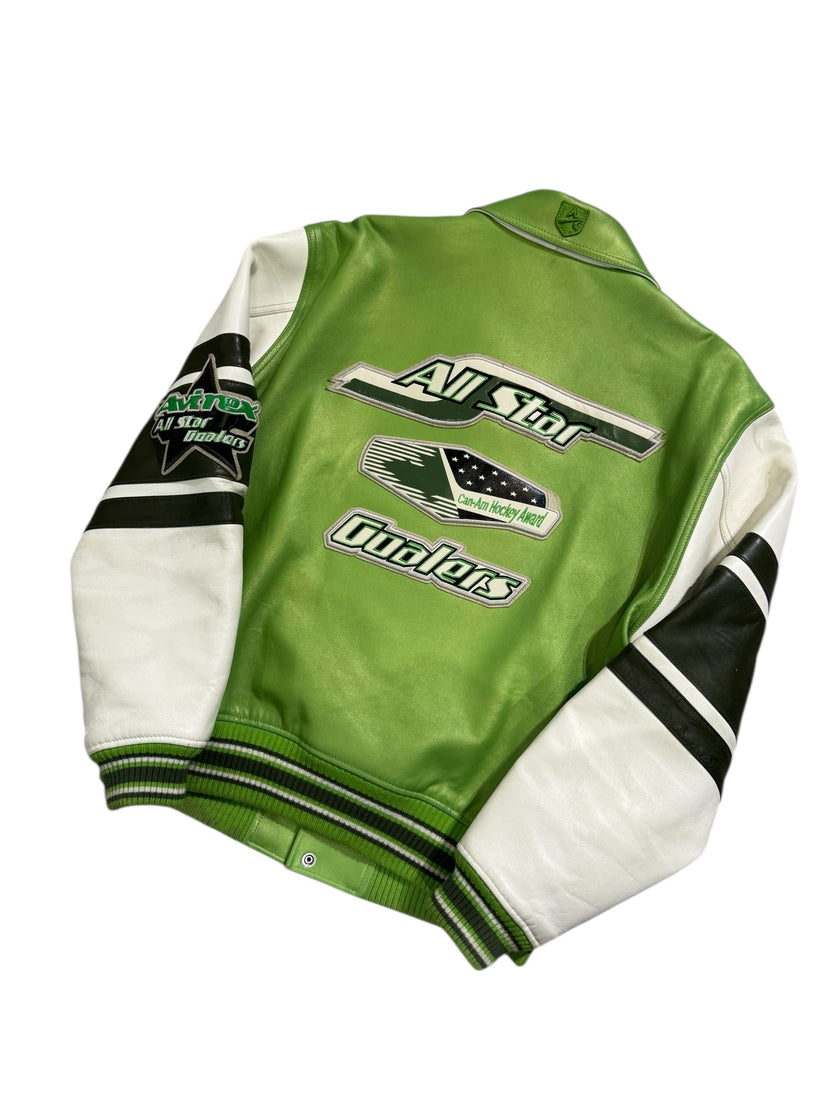 Avirex Green All Star Leather Jacket