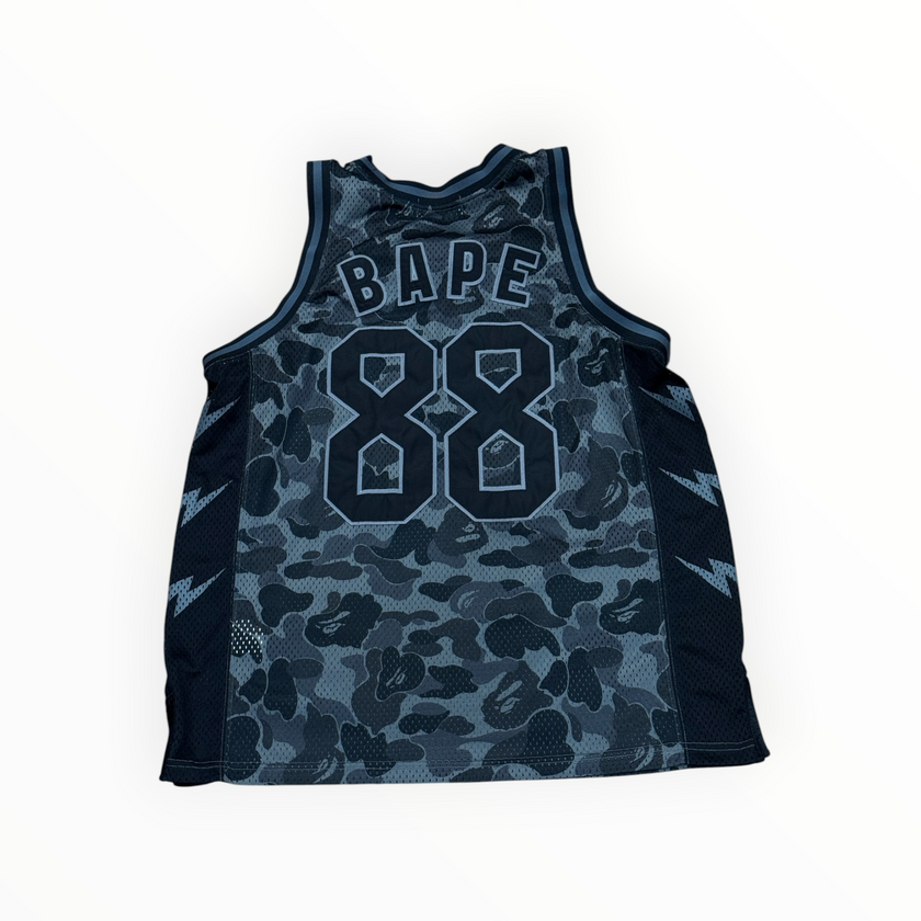 BAPE ABC Basketball Tank Top Black