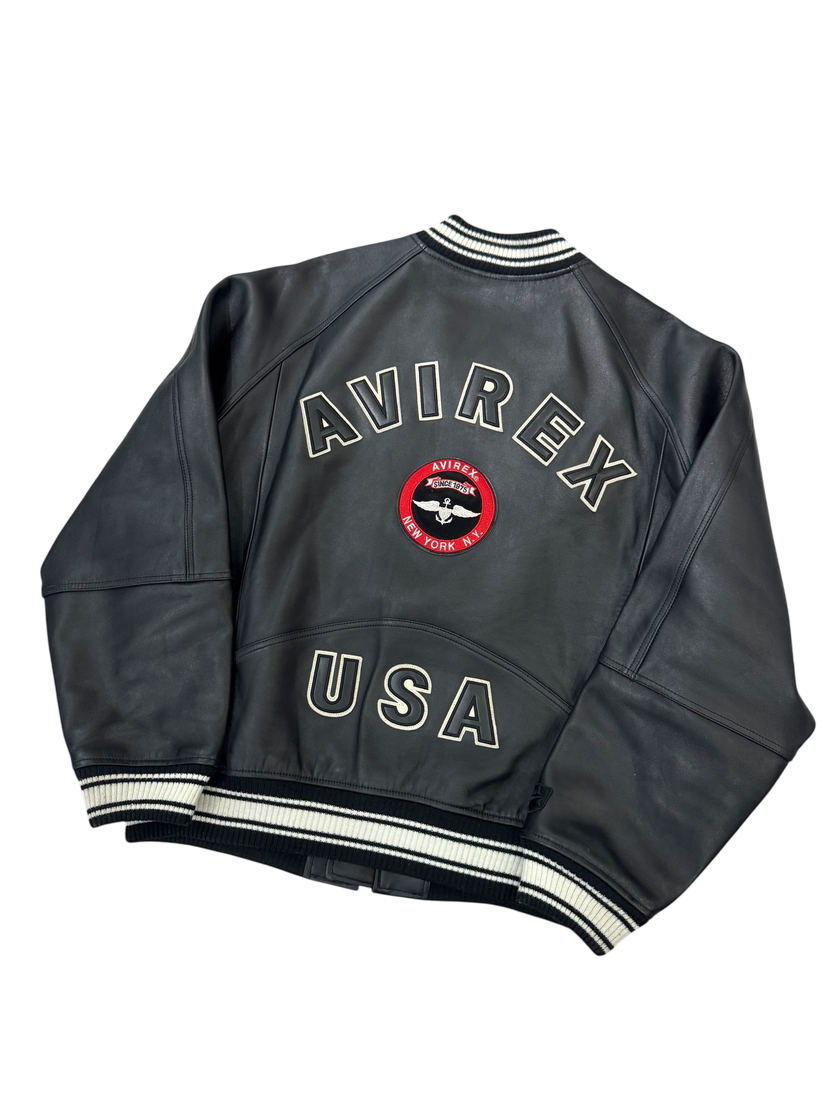Avirex Sports Equipment Leather Jacket