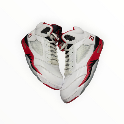 Jordan 5 Retro Fire Red Black Tongue (2025)