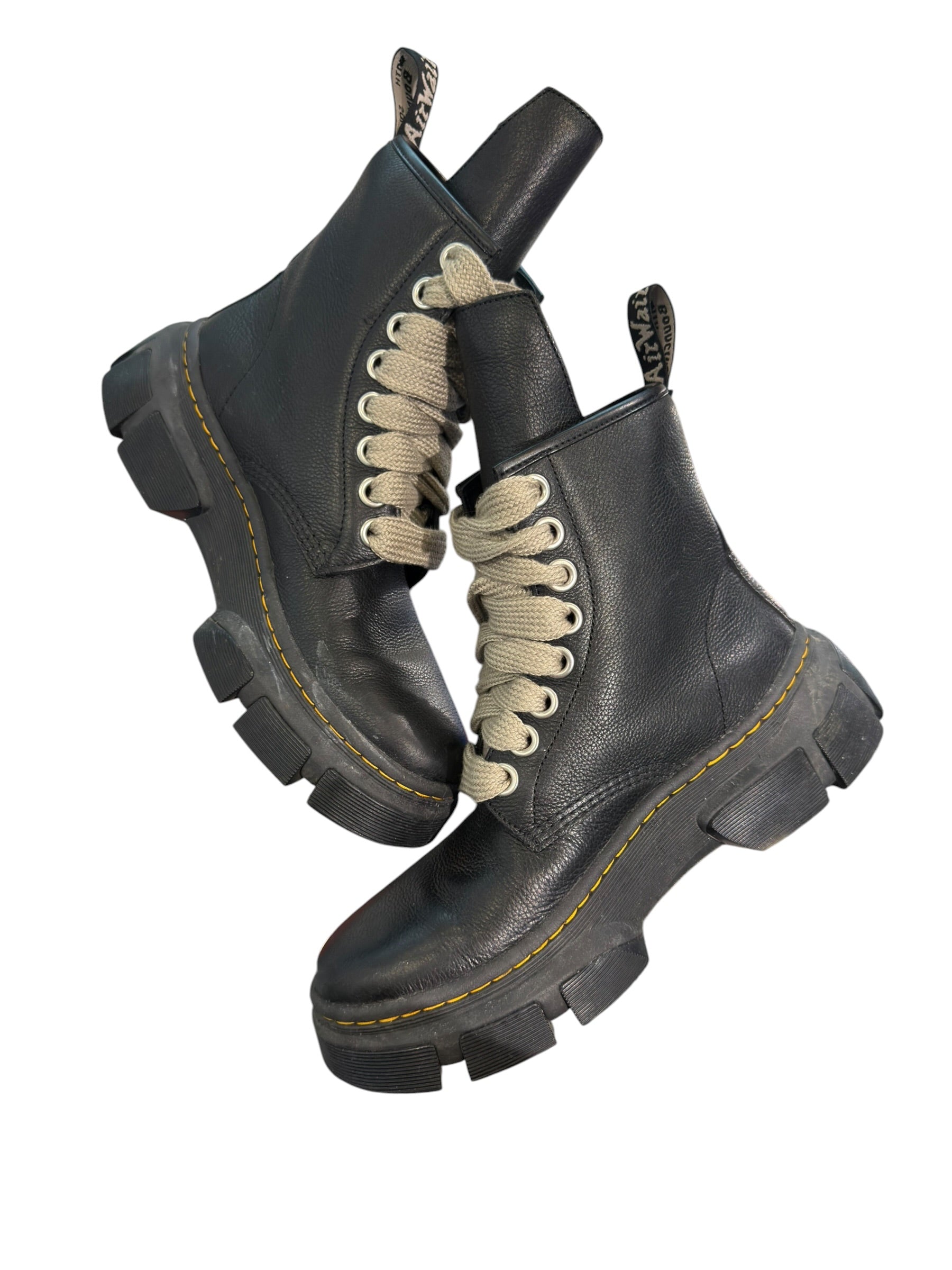 Dr. Martens 1460 DMXL Jumbo Lace Zip Boot Rick Owens Black